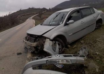GEBİ YOLU’UNDA TRAFIK KAZASI