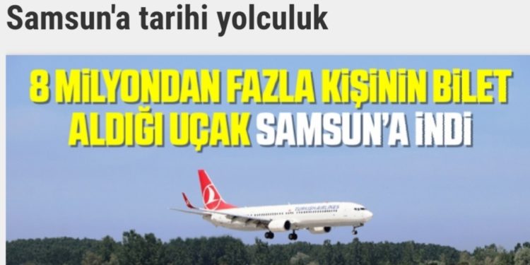 THY’den 19 Mayıs’ta İstanbul’dan Samsun’a tarihi yolculuk