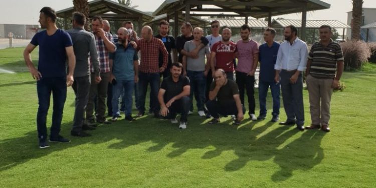 Kuveyt’ten gelen İnşaatçılar Tokat’ta davul zurna ile karşılandı