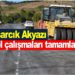 Asarcık Ak yazı mahallesinin yol çalışması tamamlandı