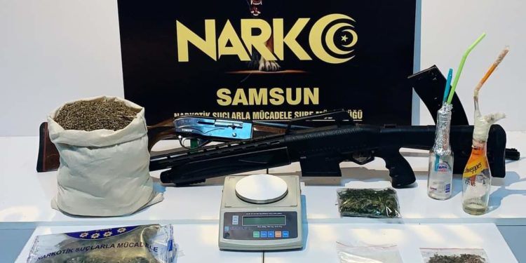 SAMSUN’DA NARKOTİK POLİSİNDEN DEV OPERASYON