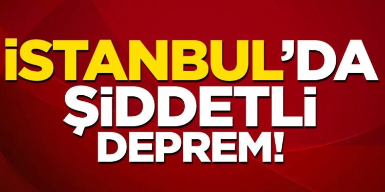 İstanbul’da deprem!