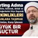 Prof. Dr. Erbaş: Reyting açıklaması