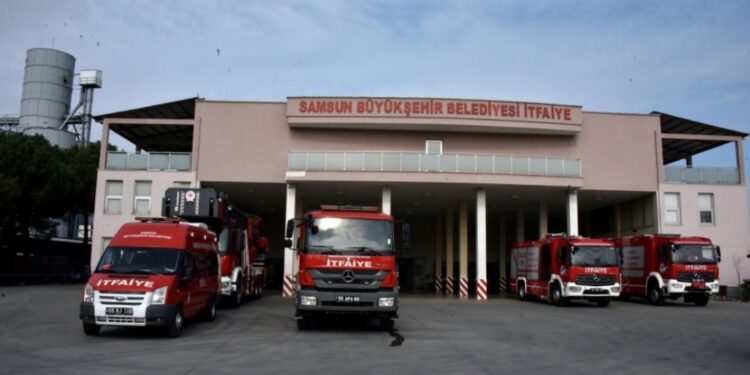 Samsun itfaiyesine 8 yeni istasyon