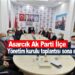 Asarcık Ak Parti İlçe yönetim kurulu toplantısı sona erdi