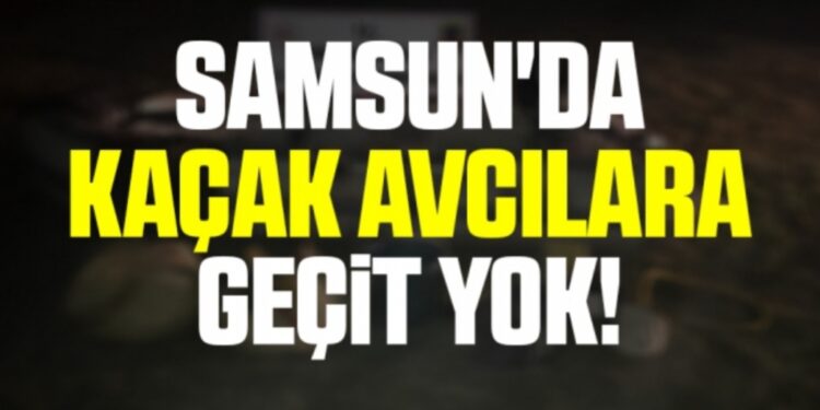 Samsun’da Kaçak Avcılara Geçit Yok!