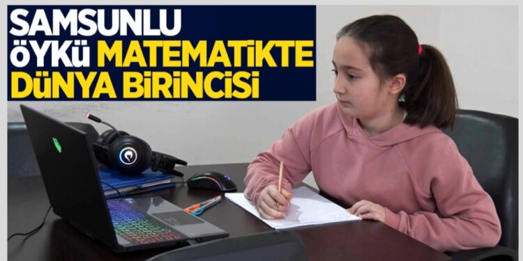 Samsunlu Öykü Metametikte dünya birincisi