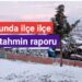 Samsun’un yüksek kesimlerine lapa lapa kar yağdı