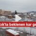 Asarcık bu sabah karla uyandı