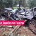 Bursa’da korkunç son! Taklalar atarak zeytin bahçesine uçtu