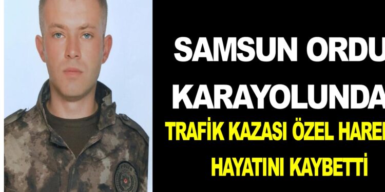 Özel harekat polisi trafik kazasında hayatını kaybetti