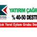 Asarcık Yerel Eylem Grubu Derneğinden Yatırım çağrısı