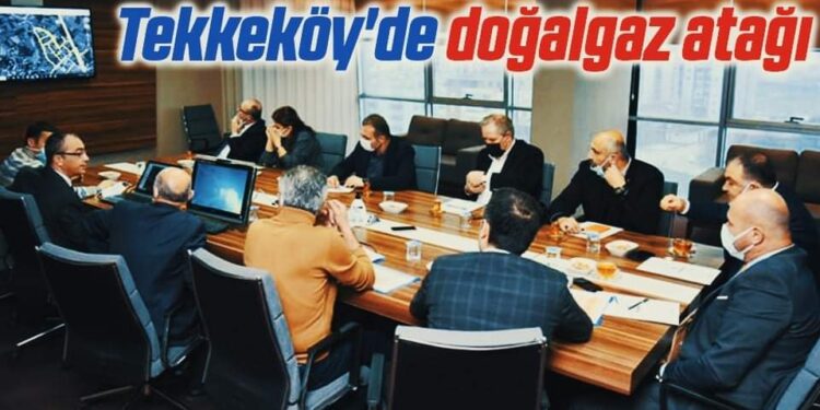 Tekkeköy’de doğalgaz atağı