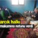Asarcık halkı Kaymakamına notunu verdi