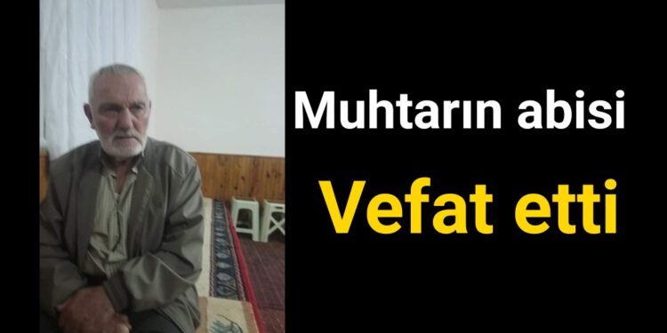 Asarcık’tan vefat haberi