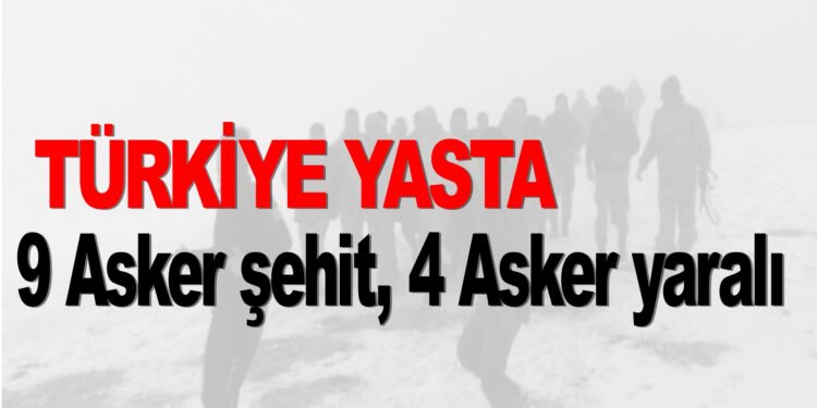 Tatvan’da askeri helikopter kazası: 9 Askerimiz şehit oldu, 4 Askerimiz yaralındı