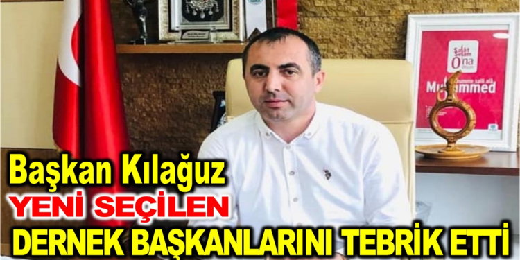 Asarcık Belediye Başkanı Şerif Kılağuz yeni seçilen Dernek Başkanlarını tebrik etti