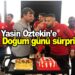 Samsunspor’un tecrübeli oyuncusuna doğum günü sürprizi yapıldı