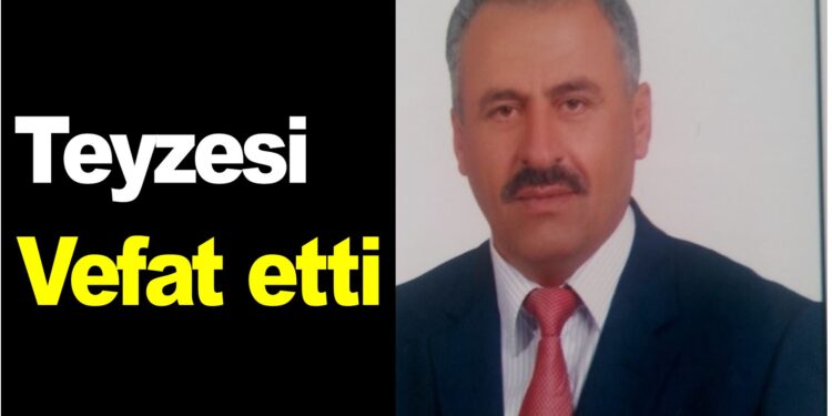 Taksici Halil’in teyzesi vefat etti