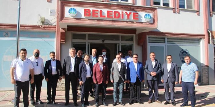 Samkon Genel Başkanı Kaya Aşçı ve yönetim kurulu üyeleri Asarcık İlçesini ziyaret etti