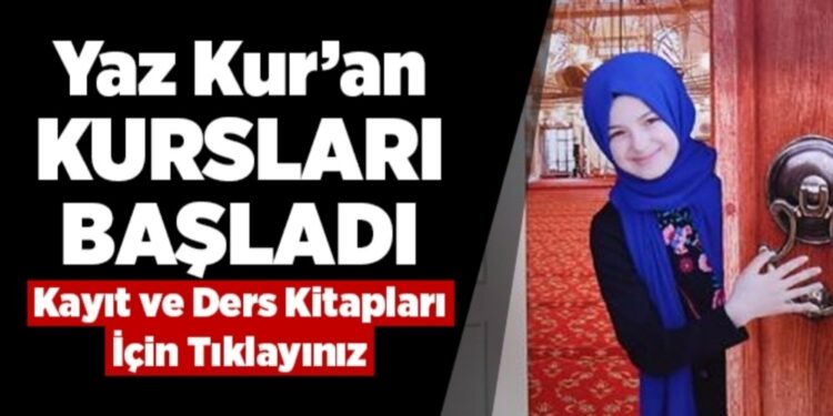Asarcık’ta yaz Kur’an kursları başladı