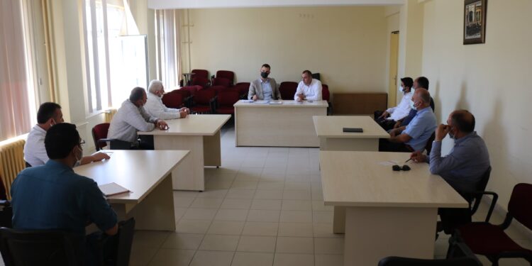 ASARCIK KAYMAKAMLIĞINDA FUAR ÖNCESİ TOPLANTI YAPILDI