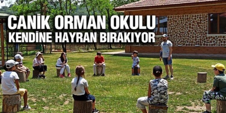Samsun Canik ilçesinde Orman Okulu Kendine Hayran Bırakıyor