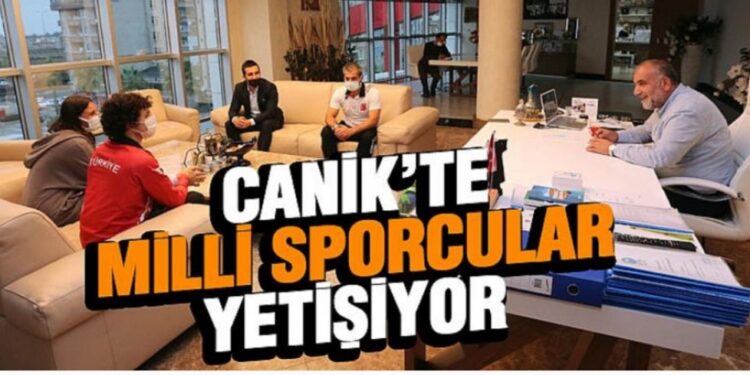 Canik’te Milli Sporcular Yetişiyor