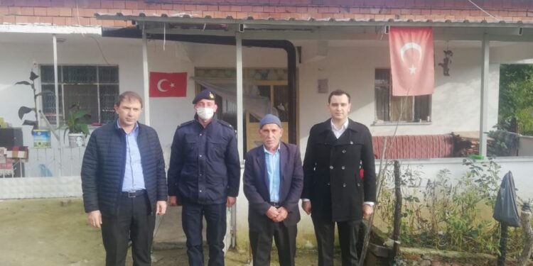 Asarcık Kaymakamı Gazilerimizi ziyaret etti
