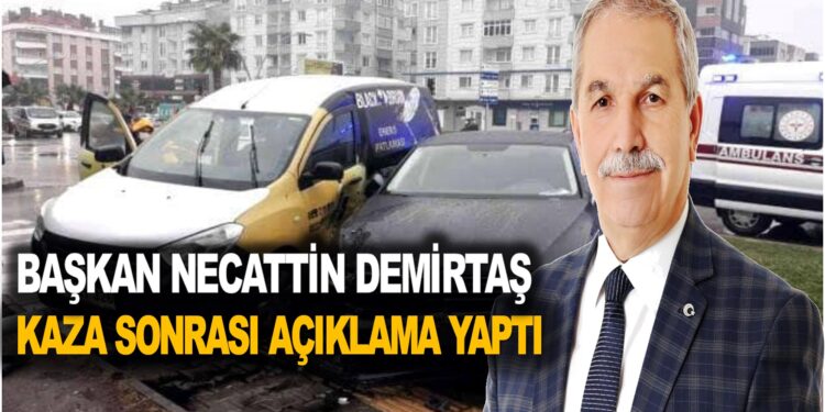 SAMSUN İLKADIM BELEDİYE BAŞKANI KAZA YAPTI
