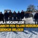 KARLA MÜCADELE ÇALIŞMASINDA  ASARCIK FEN İŞLERİ MÜDÜRÜNE TEŞEKKÜR BELGESİ VERİLDİ