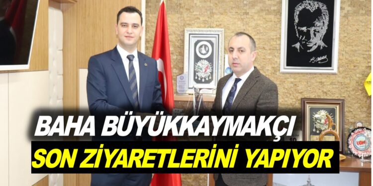 ASARCIK KAYMAKAMI BAHA BÜYÜKKAYAMAKÇI, SON ZİYARETLERİNİ YAPTI