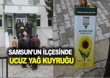 SAMSUN’UN İLÇESİNDE UCUZ YAĞ KUYRUĞU