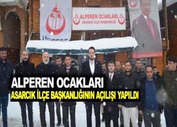 ALPEREN OCAKLARI ASARCIK İLÇE BAŞKANLIĞI BİNASININ AÇILIŞI YAPILDI
