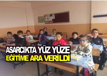 SON DAKİKA:ASARCIKTA  YÜZ YÜZE EĞİTİME ARA VERİLDİ