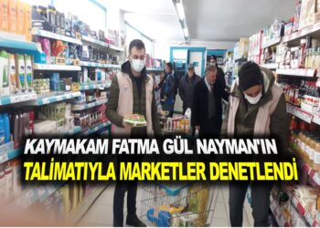 ASARCIK KAYMAKAMI FATMA GÜL NAYMAN, FAHİŞ FİYAT VE STOKÇULARA KARŞI KOMİSYON KURDU  DENETLEMELER YAPILDI
