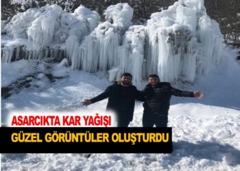 KAR ASARCIKTA GÜZEL MANZARALAR OLUŞTURDU