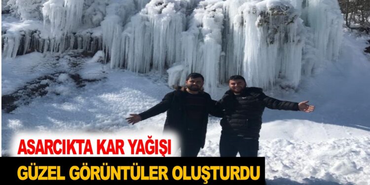 KAR ASARCIKTA GÜZEL MANZARALAR OLUŞTURDU