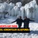 KAR ASARCIKTA GÜZEL MANZARALAR OLUŞTURDU