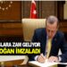 CUMHURBAŞKANI ERDOĞAN İMZALADI MAAŞLARA ZAM GELİYOR