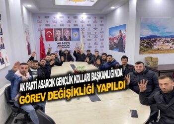 AK PARTİ ASARCIK GENÇLİK KOLLARI BAŞKANLIĞINDA GÖREV DEĞİŞİKLİĞİ YAPILDI