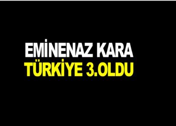 EMİNENAZ TÜRKİYE 3.OLDU