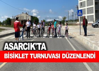 ASARCIK’TA BİSİKLET TURNUVASI DÜZENLENDİ