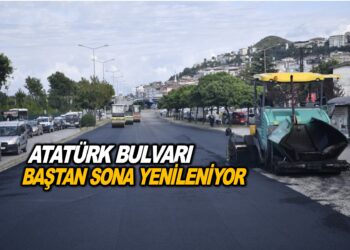 ATATÜRK BULVARI BAŞTAN SONA YENİLENİYOR