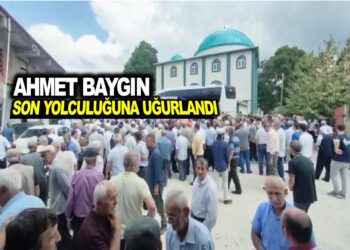 AHMET BAYGIN SON YOLCULUĞUNA UĞURLANDI.