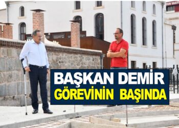 BAŞKAN MUSTAFA DEMİR: GÖREVİNİN BAŞINDA