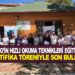 ASYEG’İN HIZLI OKUMA TEKNİKLERİ EĞİTİMİ SERTİFİKA TÖRENİYLE SON BULDU