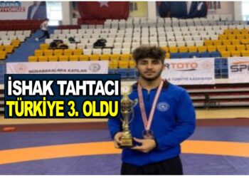 İSHAK TAHTACI TÜRKİYE 3. OLDU