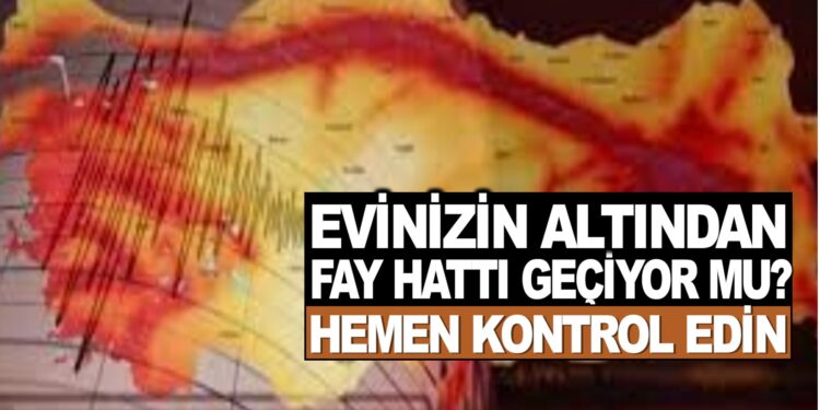 MTA FAY HATTI SORGULAMA EKRANINI ERİŞİME AÇTI,EVİNİZİN ALTINDAN FAY HATTI GEÇİYOR MU? KONTROL EDİN