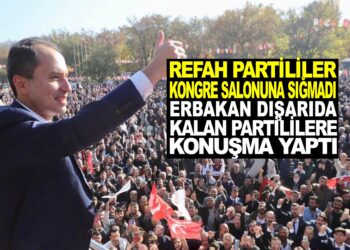 YENİDEN REAFH PARTİSİ 2.OLAĞAN KONGRESİNİ YAPTI.PARTİLİLER ANKARA’DA DÜZENLENEN SPOR SALONUNA SIĞMADI